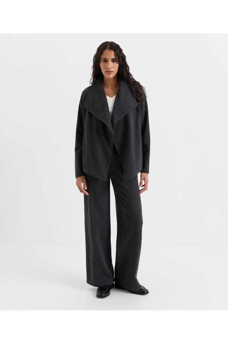 Organic Cotton Roam Soft Jacket, Alternate, color, Dark Charcoal Heather