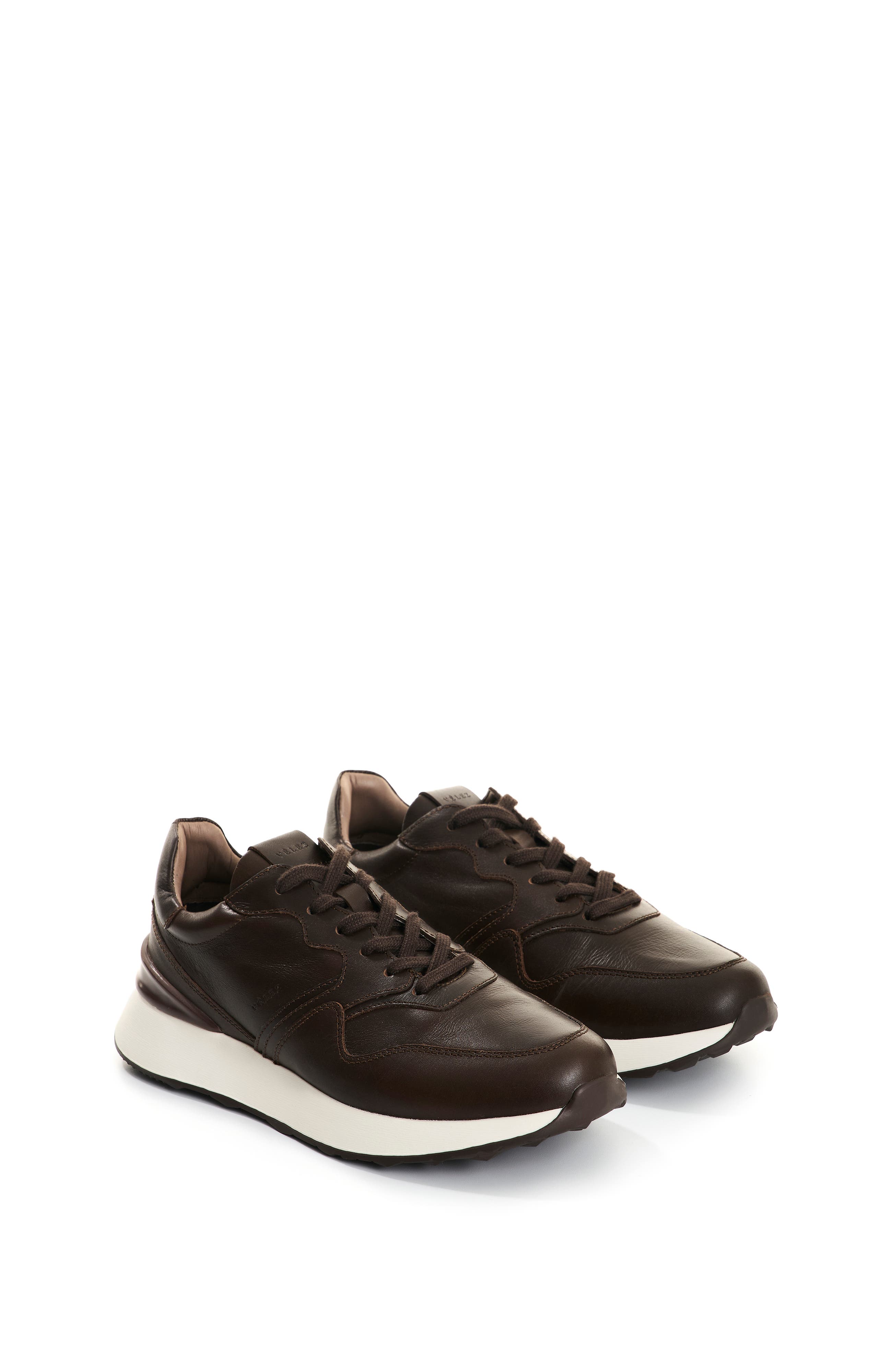 Cooper 3 Leather Sneakers with Contrast Spoiler - image 4