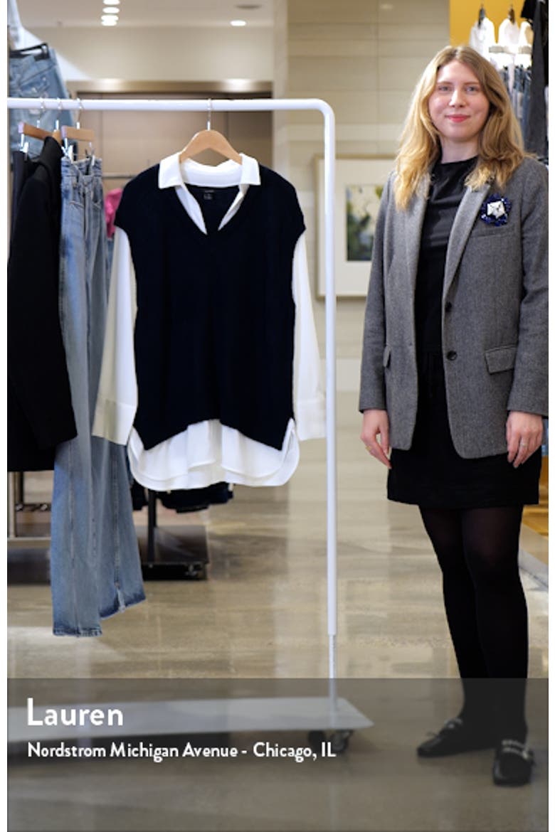 Layered Look Sweater Vest video