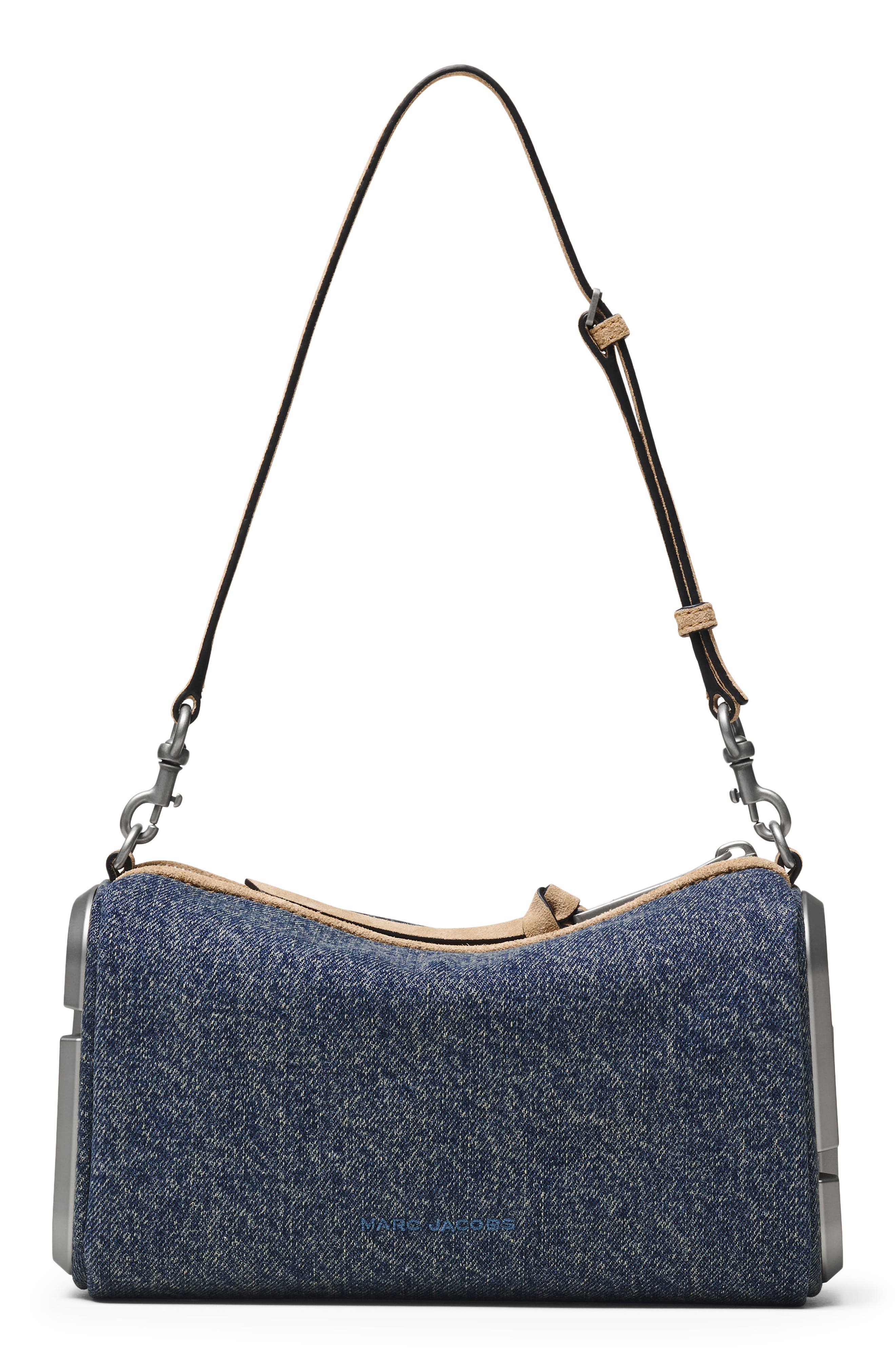Marc Jacobs The Snapshot Denim Shoulder Bag, Alternate, color, Dark Wash Indigo