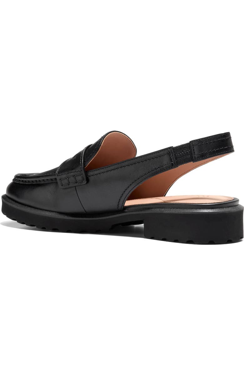 Cole Haan Gwendolyn Slingback Penny Loafer, Alternate, color, Black Leather