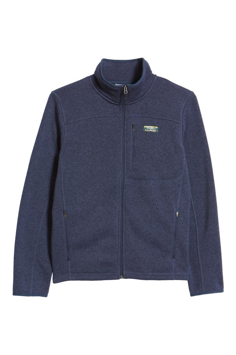 Men's Sweater Fleece Jacket, Alternate, color, BRIGHT NAVY