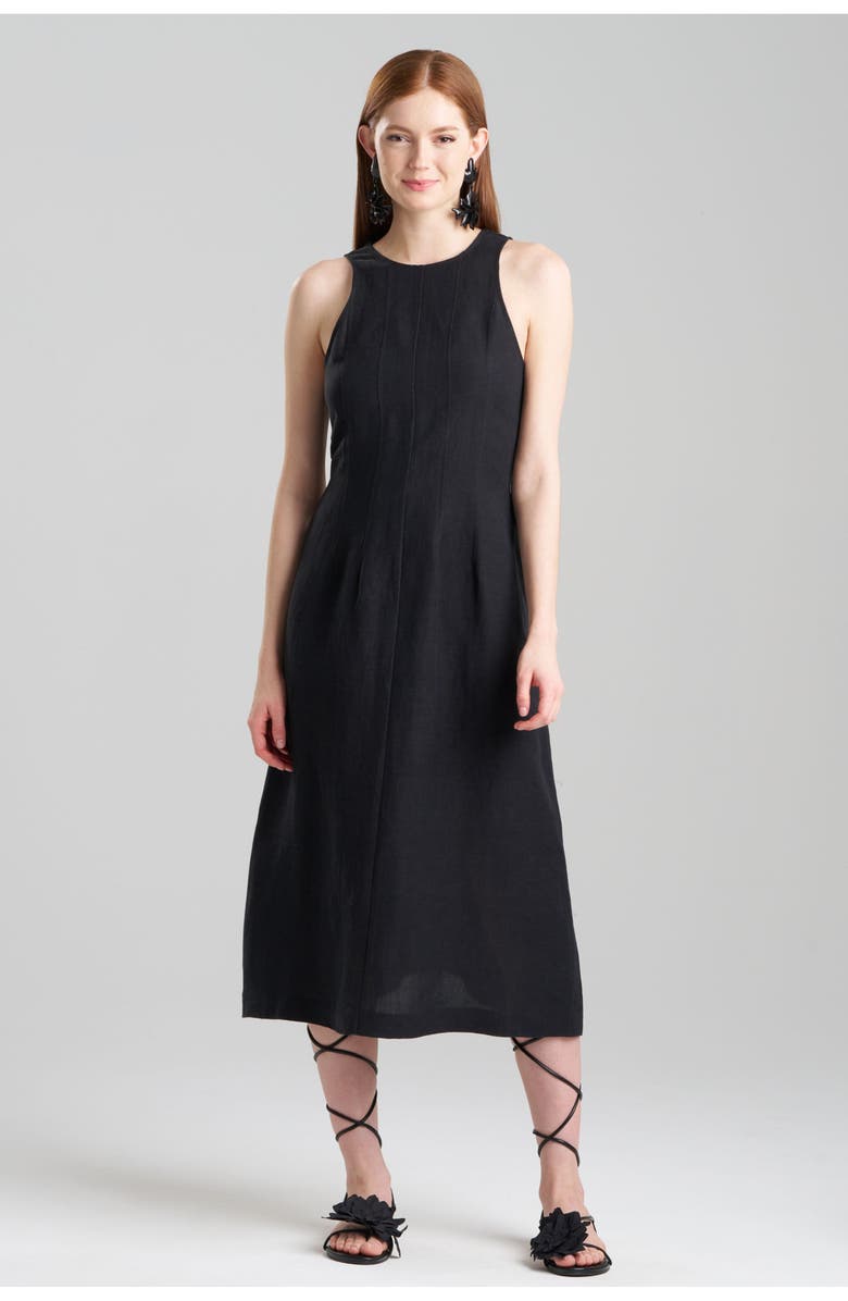 Natori LIGHT WEIGHT LINEN Seamed Dress, Main, color, 