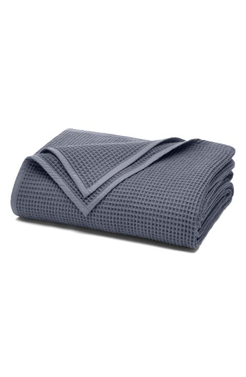 Organic Cotton Waffle Knit Bed Blanket