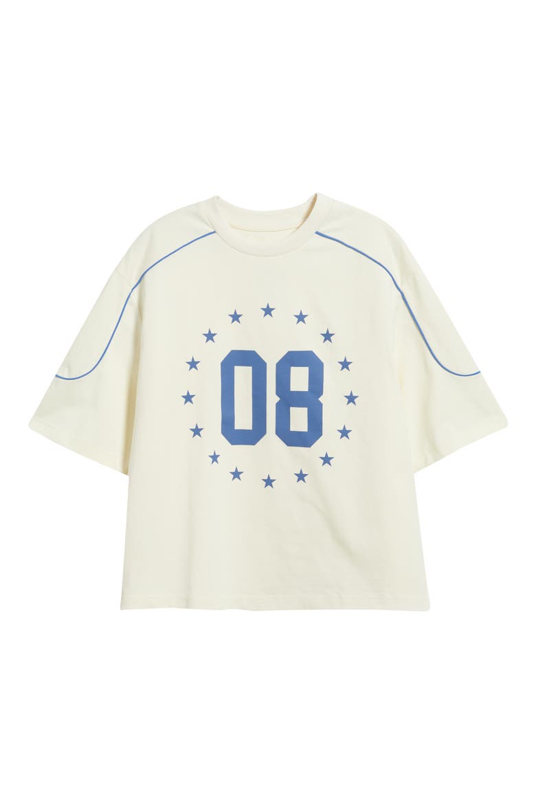 08 Stars Graphic T-Shirt, Alternate, color, MARSHMALLOW