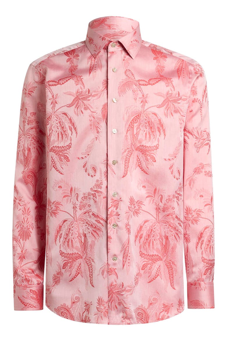 Roma Cotton Dress Shirt, Alternate, color, LIGHT PINK
