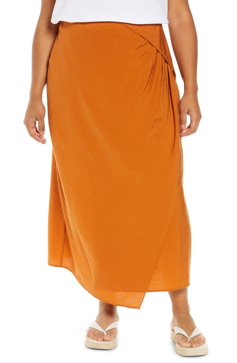 Vince Asymmetric Cascade Drape Skirt, Main, color, 