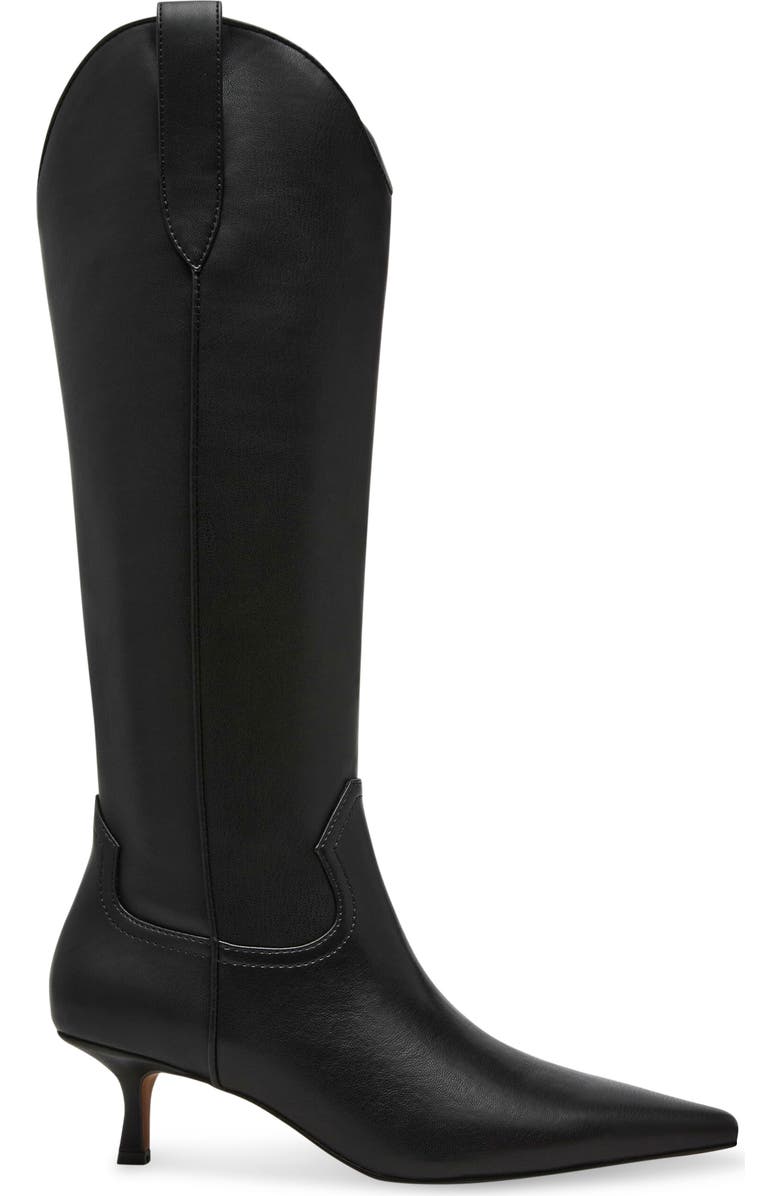 Steven New York Britt Knee High Western Boot, Alternate, color, Black