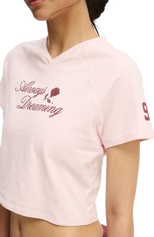 Cotton On Body Dreamy Soft V Neck Baby Tee In Pink