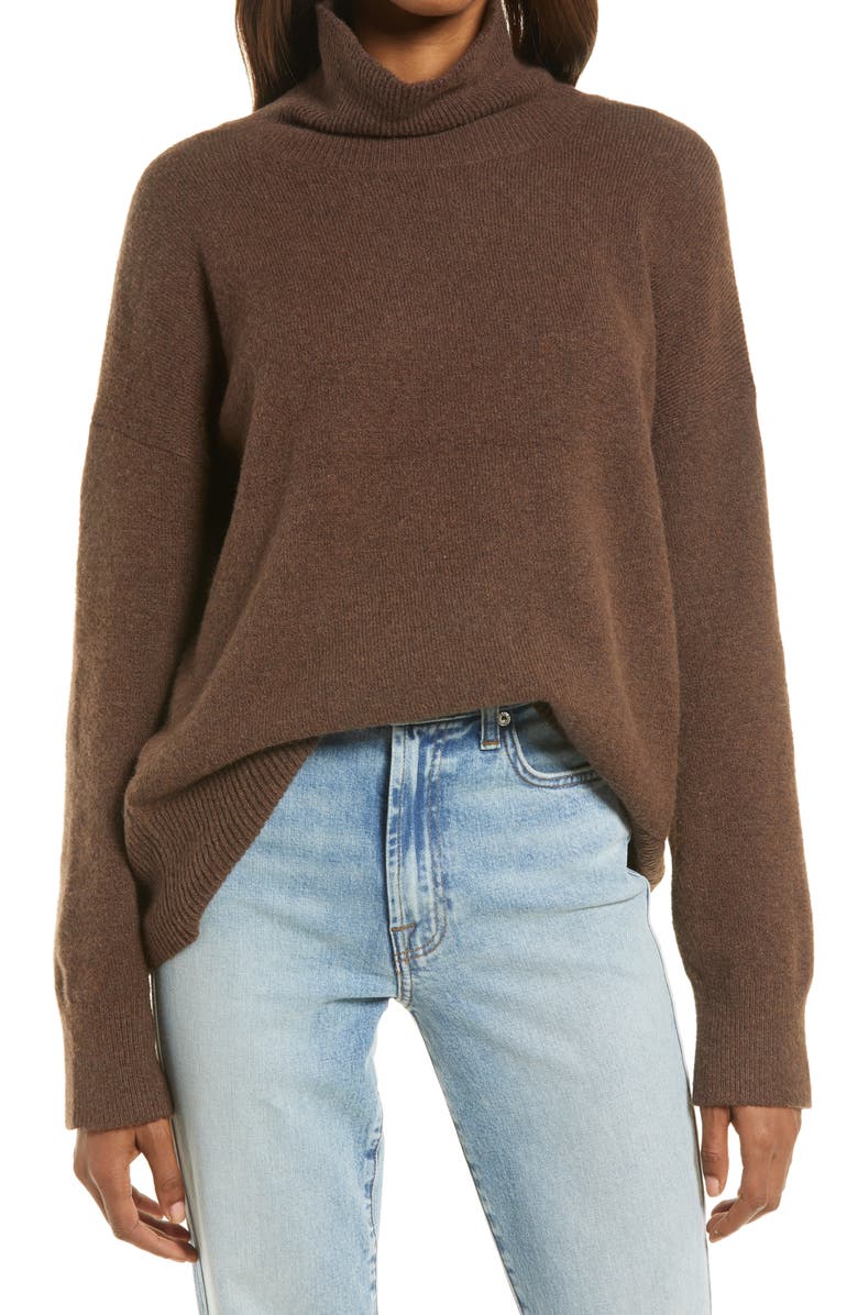 Treasure & Bond Turtleneck Sweater, Main, color, 