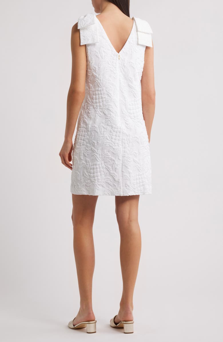 Lilly Pulitzer<sup>®</sup> Carmine Bow Detail Sleeveless Shift Dress, Alternate, color,