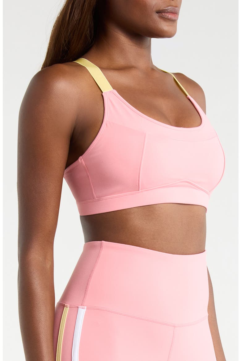 Cloud Contrast Sports Bra, Alternate, color, STRAWBERRY ICE