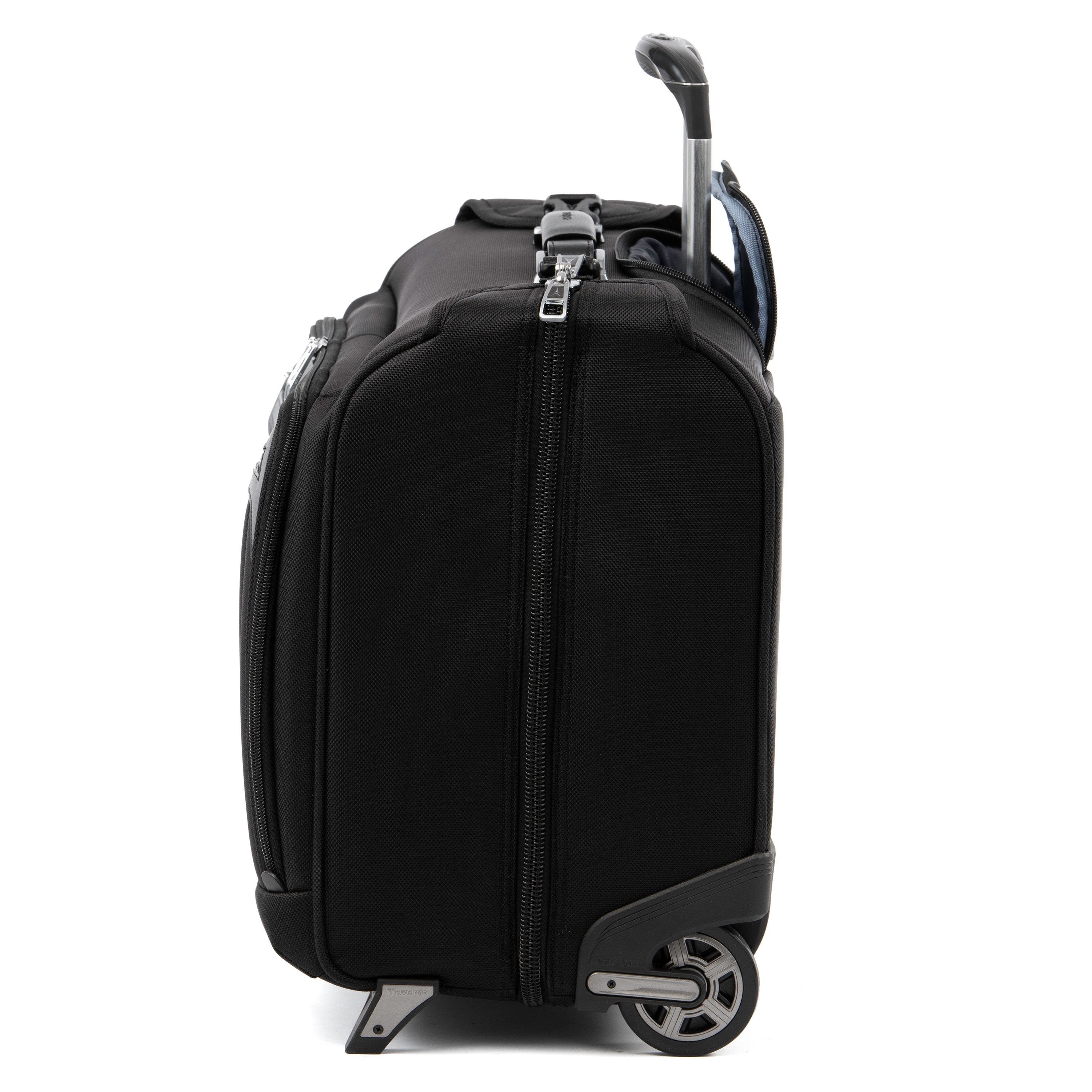 TRAVELPRO Platinum Elite Carry-On Rolling Garment Bag, Men and Women, Alternate, color, Shadow Black