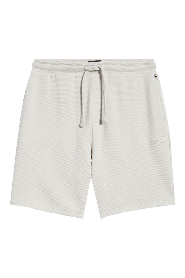 Ribbed Pajama Shorts, Alternate, color, OPEN GREY