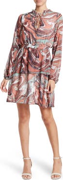 Love By Design Evelyn Chiffon Tiered Mini Dress