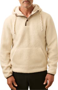 Faherty High Pile Fleece Hoodie