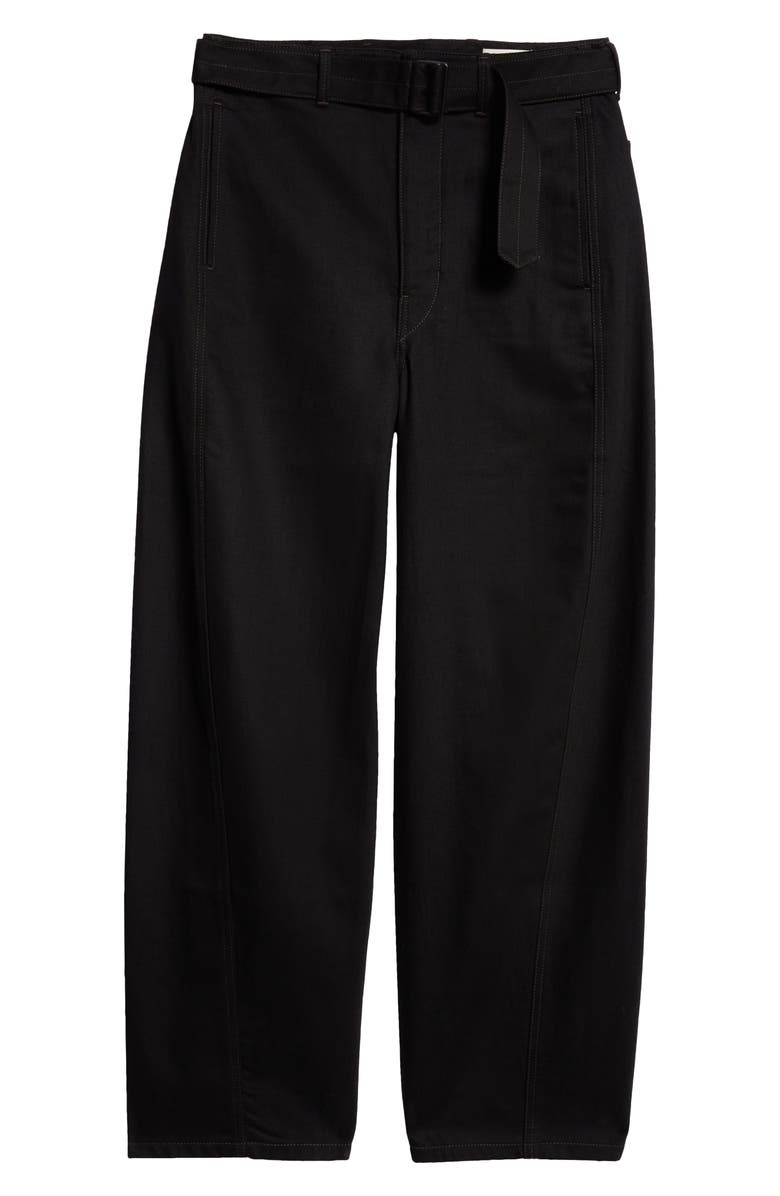 Lemaire Twisted Seam Belted Pants, Alternate, color,