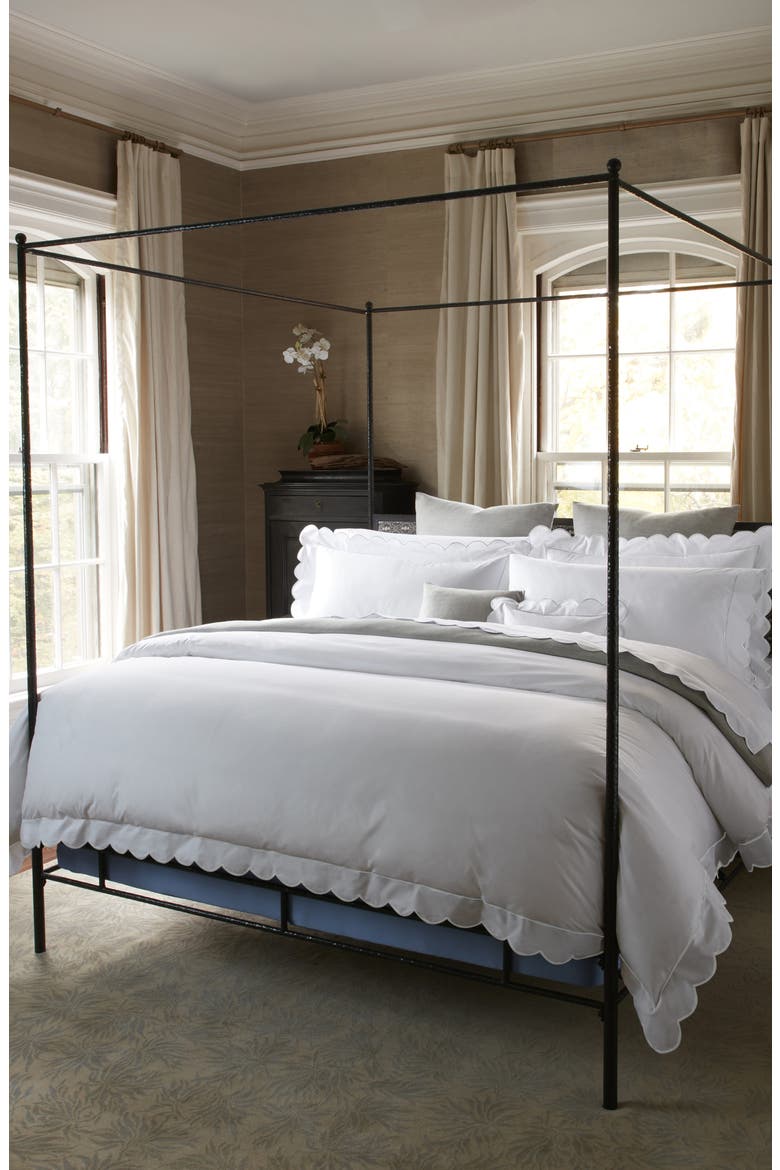 Butterfield Duvet Cover, Main, color, WHITE