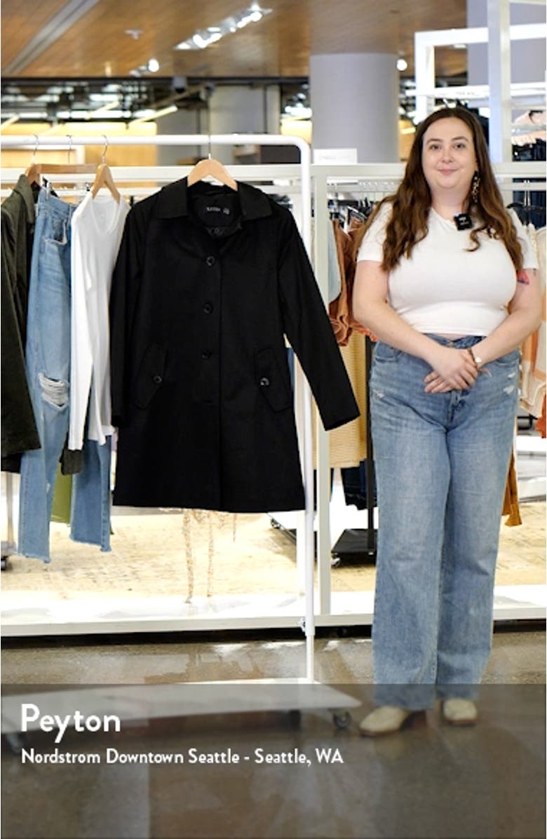 Balmacaan Hooded Raincoat, sales video thumbnail