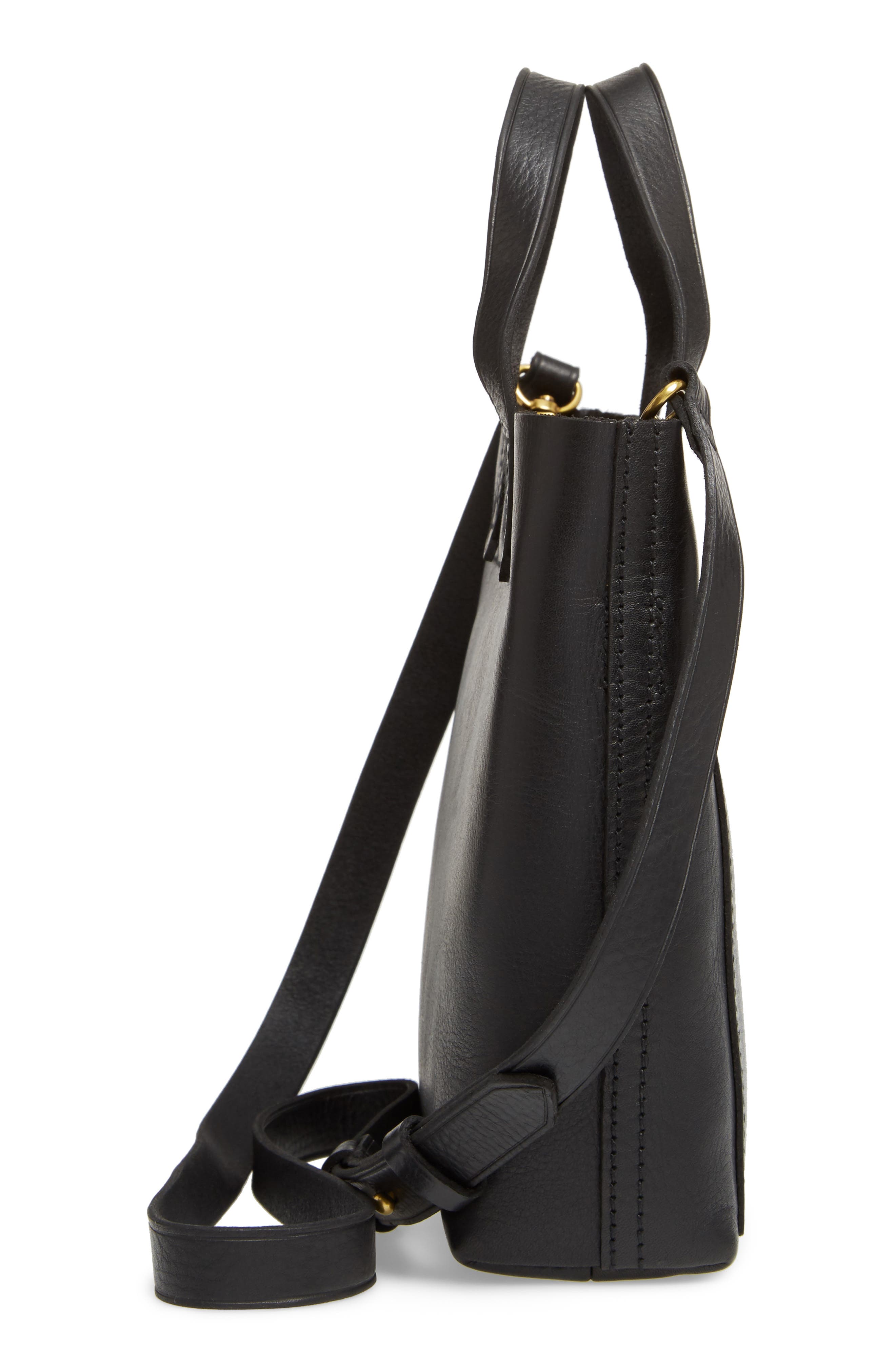 Madewell Small Transport Leather Crossbody, Alternate, color, 