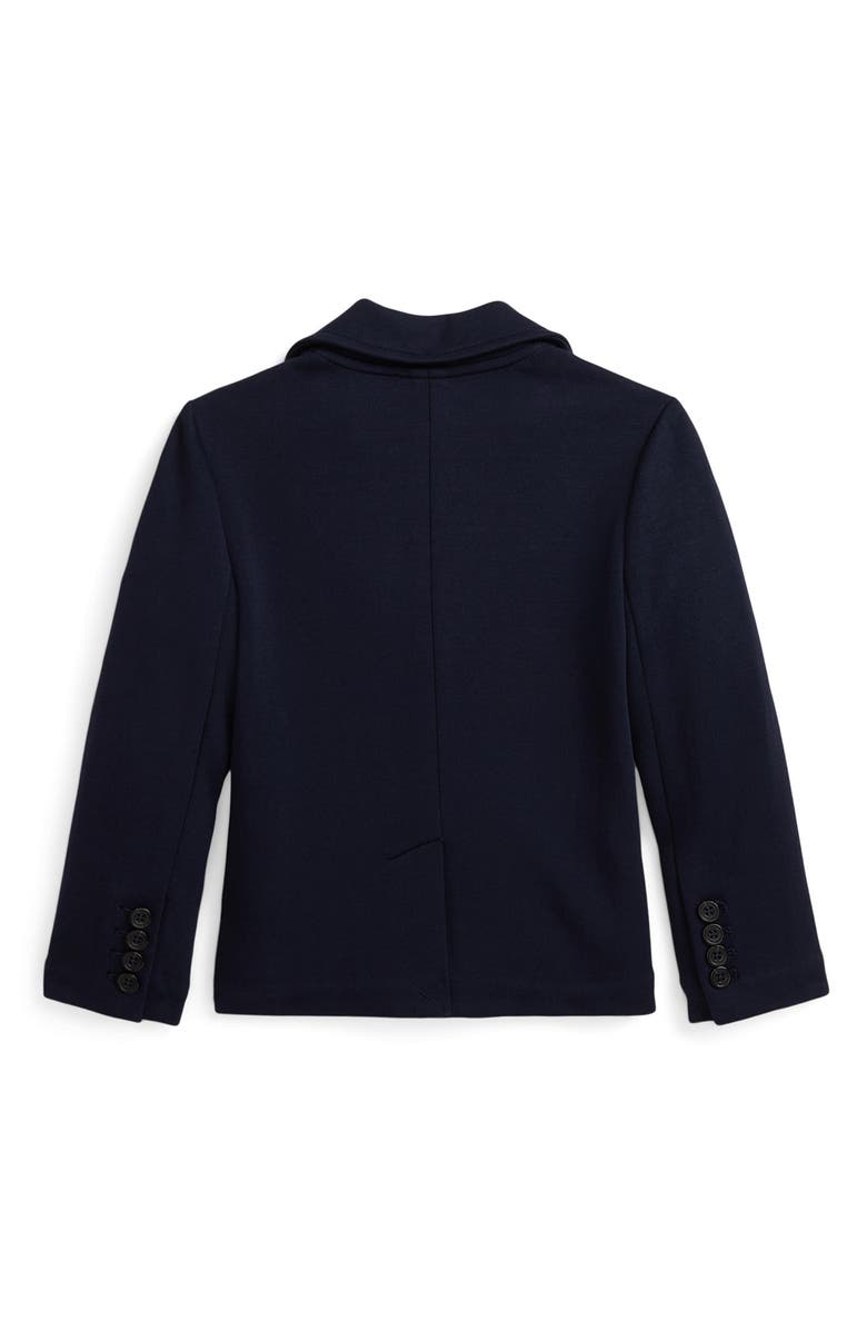 Polo Ralph Lauren Kids' Double Knit Blazer, Alternate, color, Aviatr Navy