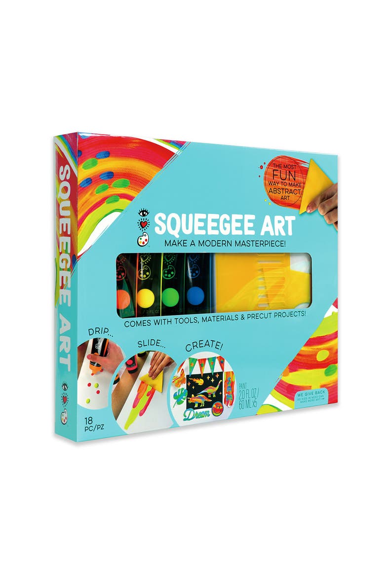 Squeegee Art Kit, Alternate, color, MULTI