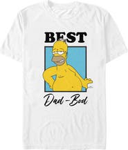 The Simpsons Men's The Simpsons Best Dad Bod Graphic T-Shirt