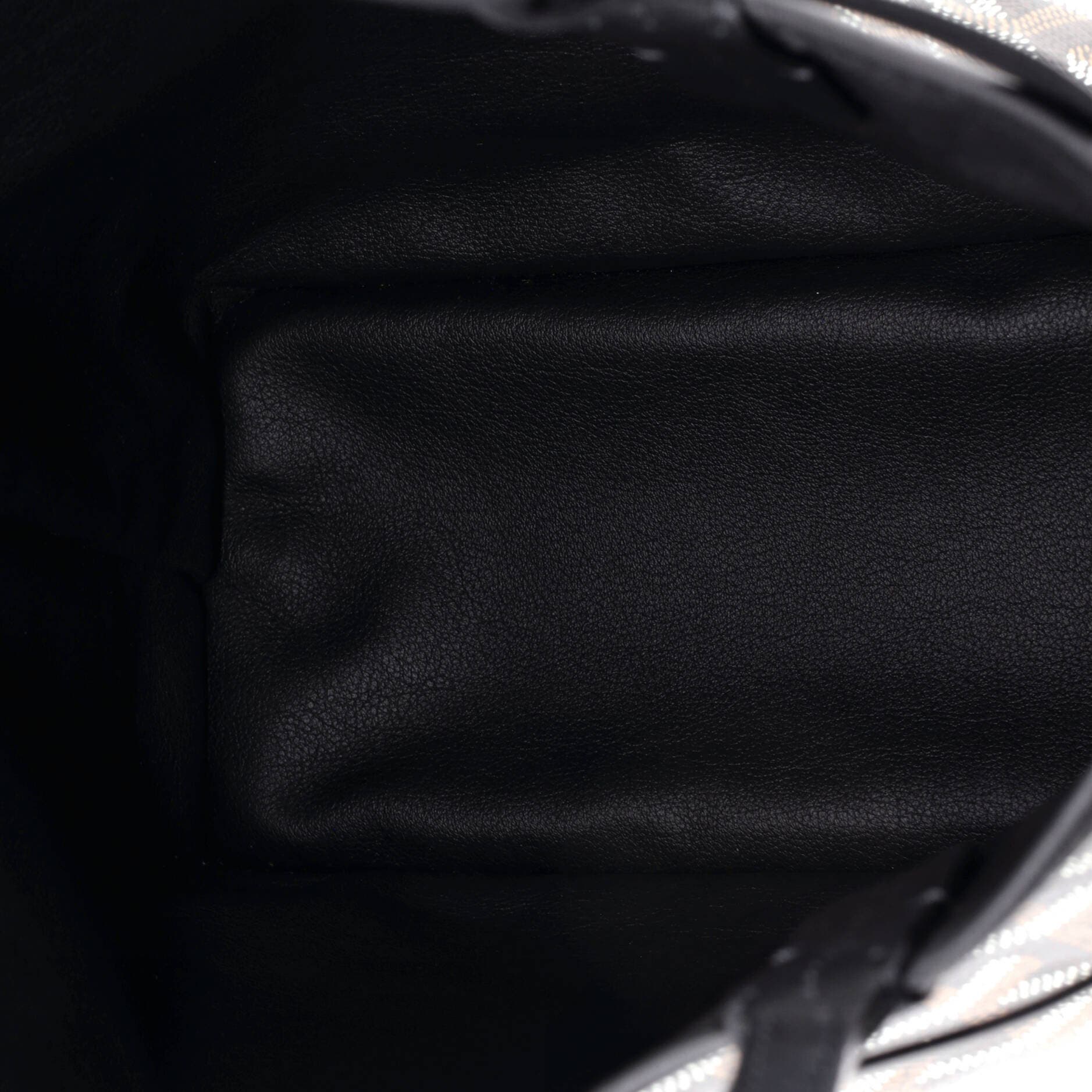 Pre-Owned Goyard Anjou Reversible Tote Coated Canvas Mini, Alternate, color, Black