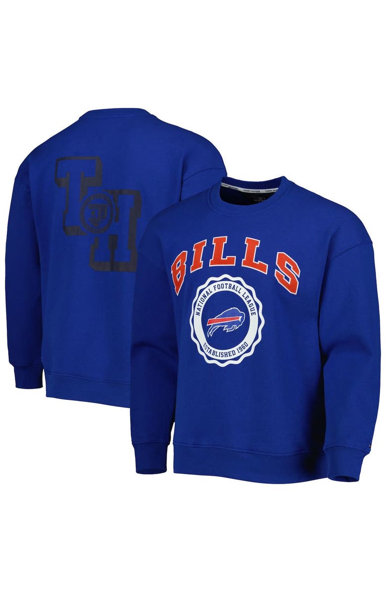 Tommy Hilfiger Men's Tommy Hilfiger Royal Buffalo Bills Ronald Crew Sweatshirt, Main, color, Royal