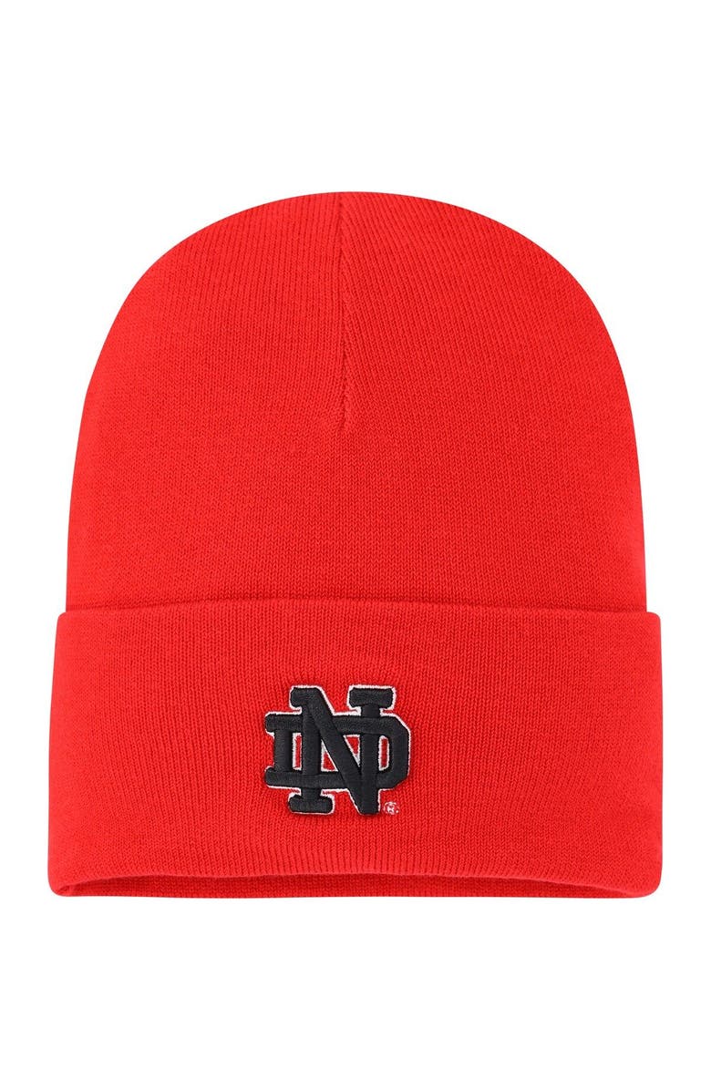 Under Armour Men's Under Armour Red Notre Dame Fighting Irish Signal Caller Cuffed Knit Hat, Main, color, 