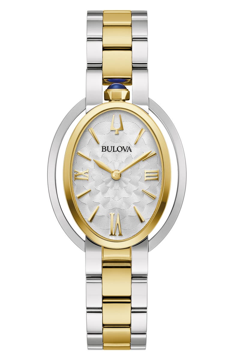 BULOVA Classic Rubaiyat Bracelet Watch, 28.8mm, Main, color, Two-Tone