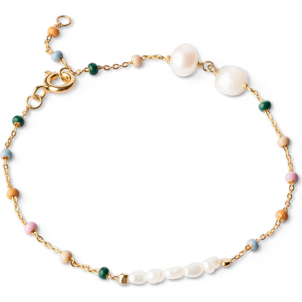 Enamel Copenhagen Lola Perla Bracelet In Gold