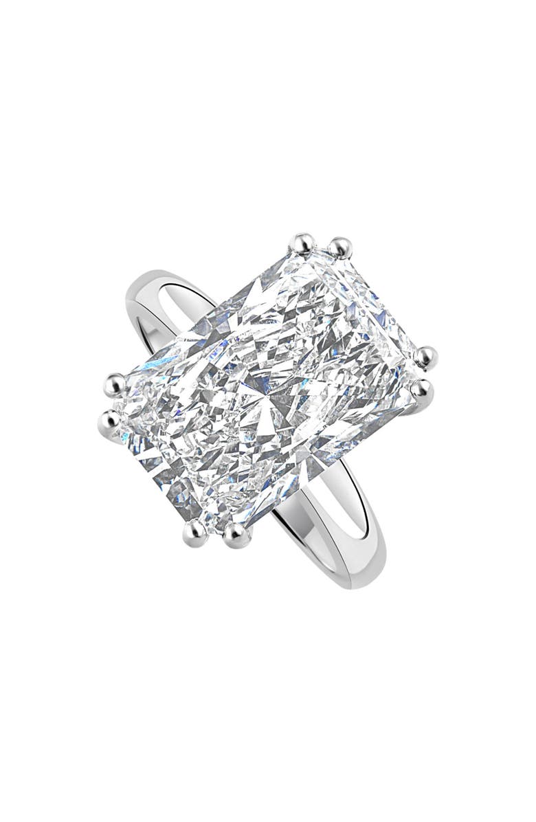 Bliss Diamond Certified 10.24Ct F/VVS Radiant Cut Diamond Engagement Ring Gold Lab Grown, Alternate, color, 