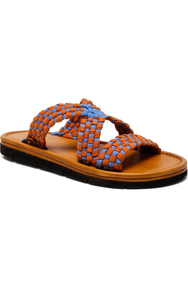 Free People Edge Water Woven Sandal, Main, color, Swim Team/ Luggage