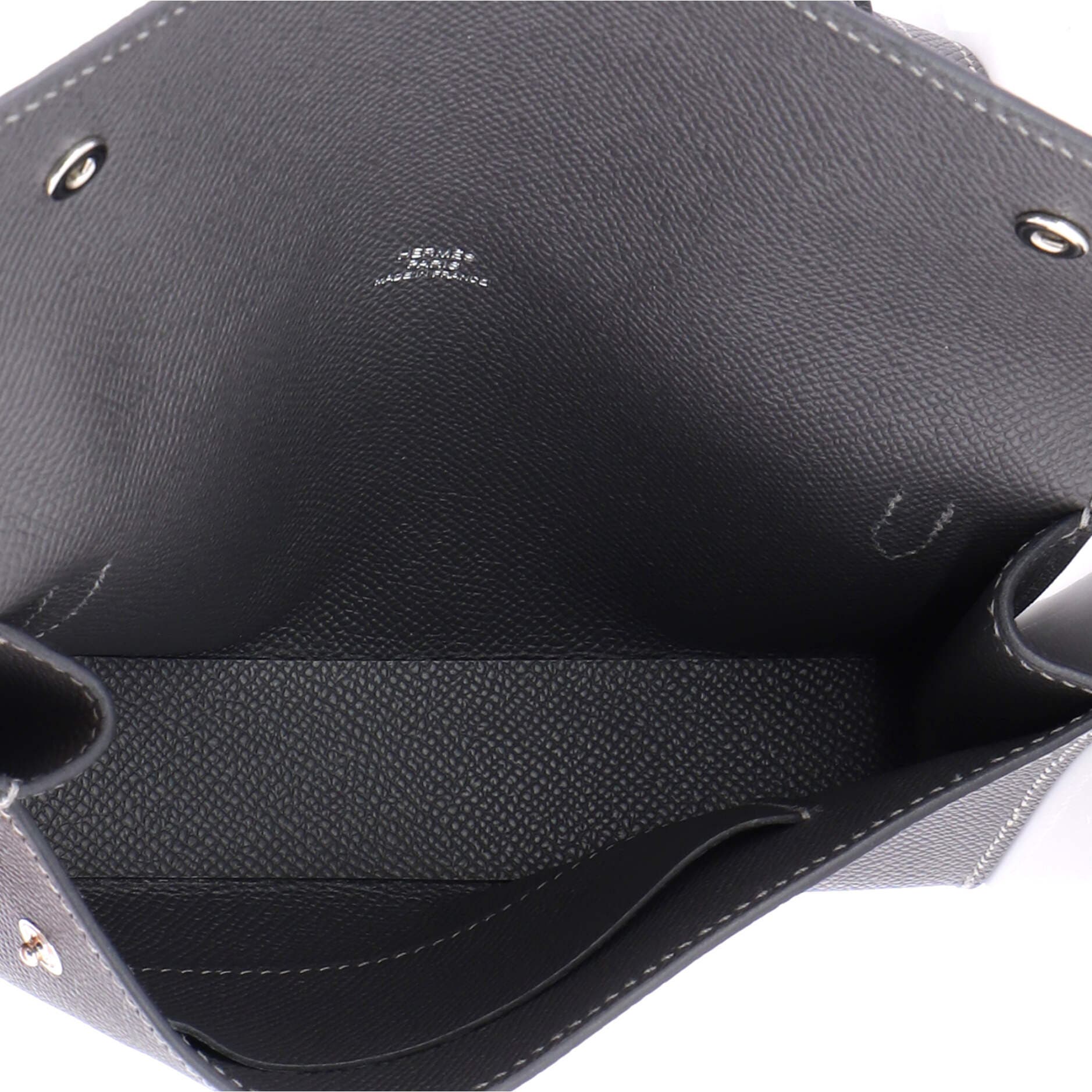 Hermesnap Wallet Bag Epsom, Alternate, color, Ardoise