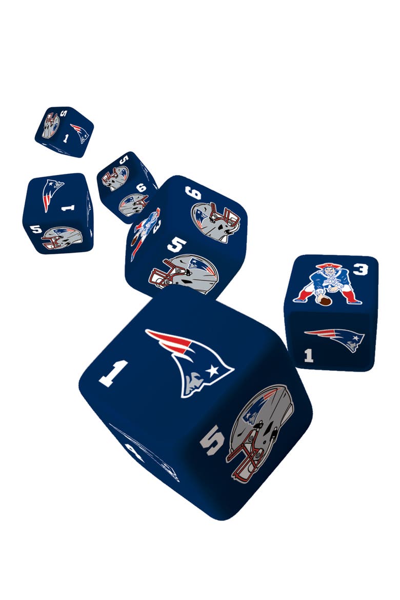 New England Patriots Dice Set - 19mm, Alternate, color, Multicolor
