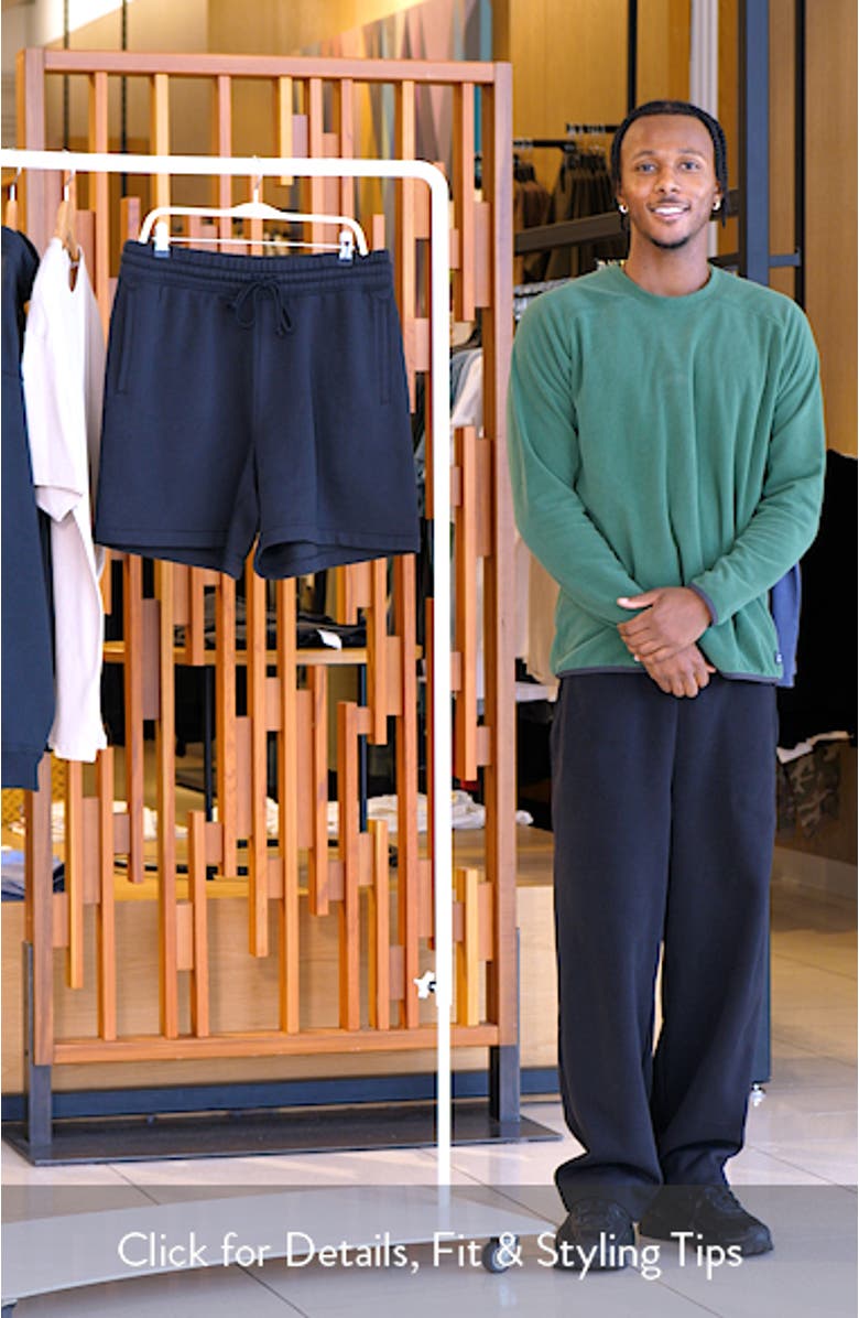 Relaxed Fleece Lounge Shorts, sales video thumbnail