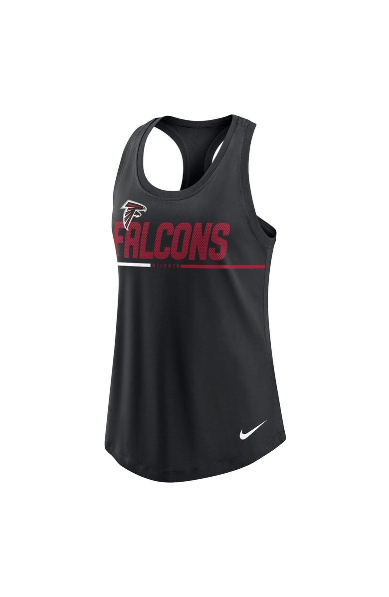 Nike Women's Nike Black Atlanta Falcons Team Name City Tri-Blend Racerback Tank Top, Alternate, color, 