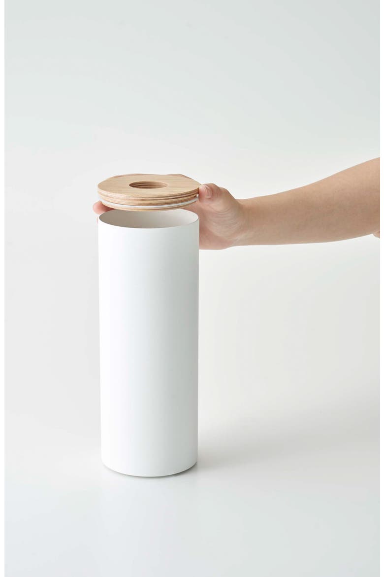 Large Round Tissue Case, Alternate, color, ASH