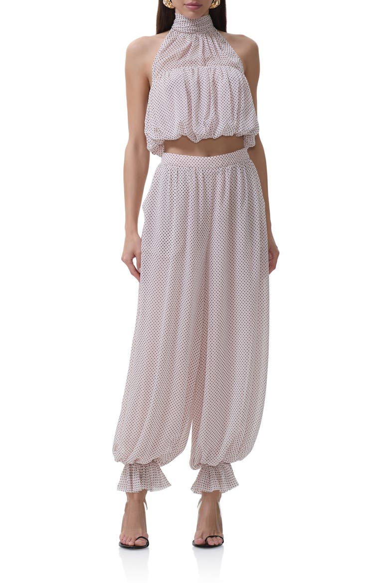 James Pin Dot Pants, Alternate, color, MAUVE PIN DOT