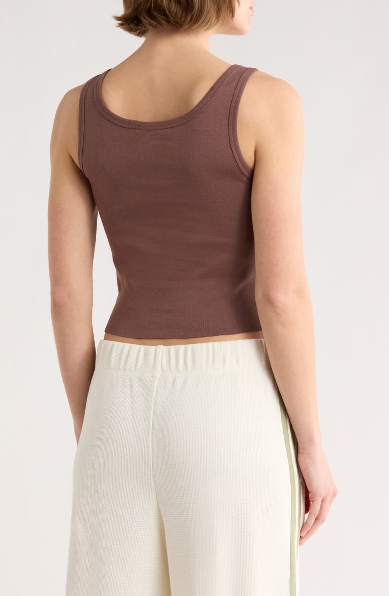 Billabong Three Of a Kind Cotton Graphic Tank, Alternate, color, Bark Brown