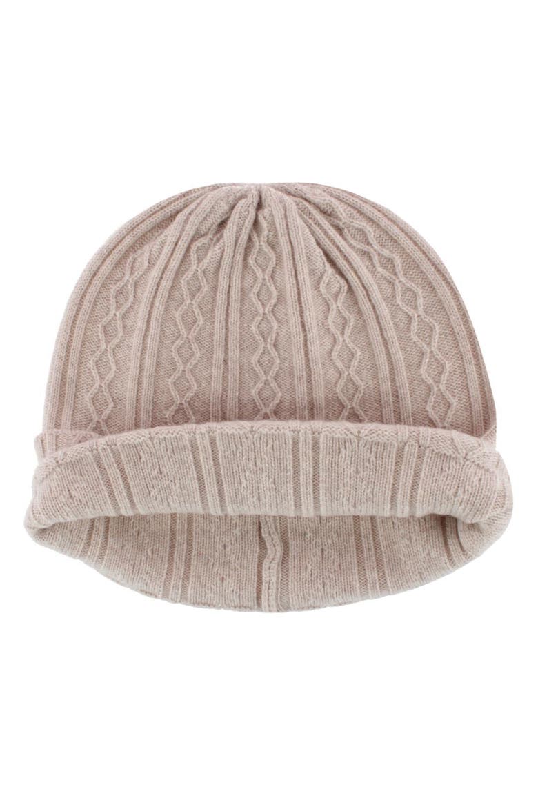 The Windsor Merino Wool Cable Knit Beanie, Alternate, color, Ivory