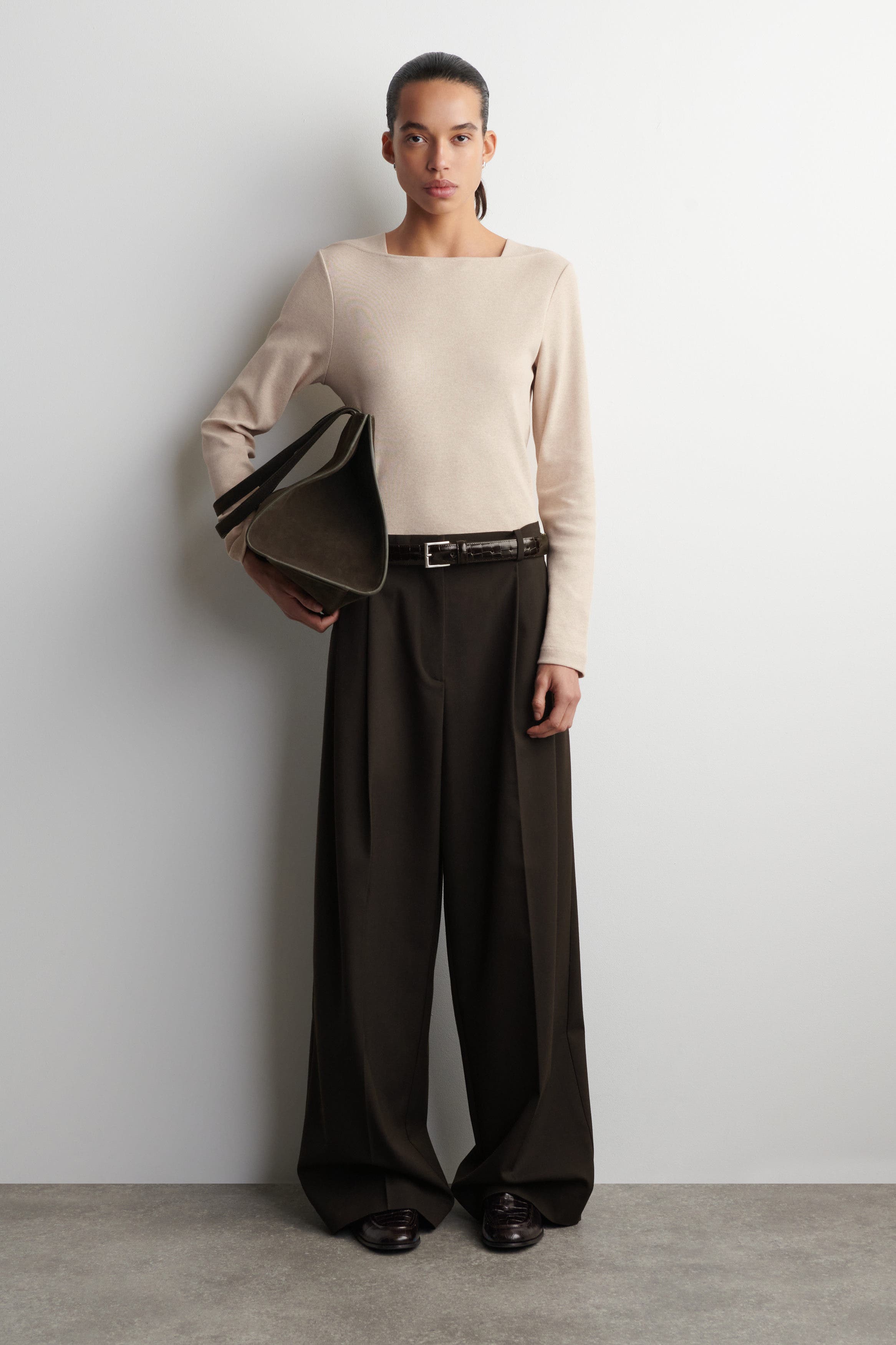 Cotton Jersey Long-Sleveled Top - image 4