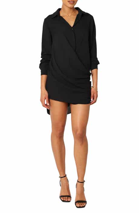 Petal & Pup Niky Gathered Mini Shirtdress