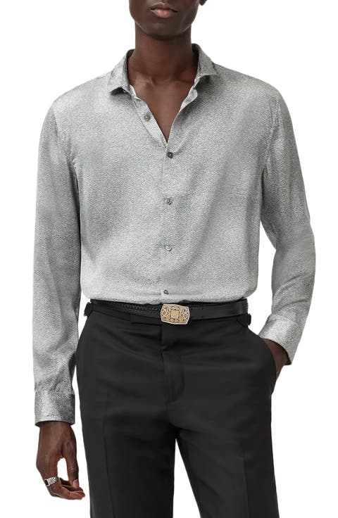 Orchard Silk Button-Up Shirt