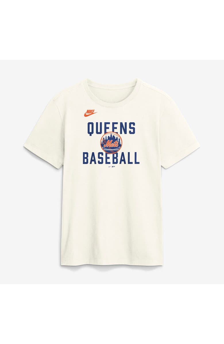 Nike Men's Nike Cream New York Mets Cooperstown Collection ‘70s Inspired T-Shirt, Alternate, color, Cream