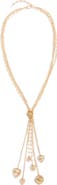 SAACHI Knotted Tassel Charm Pendant Necklace