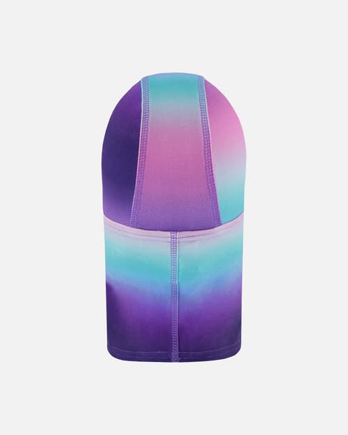 Deux Par Deux Brushed Jersey Balaclava In Multi