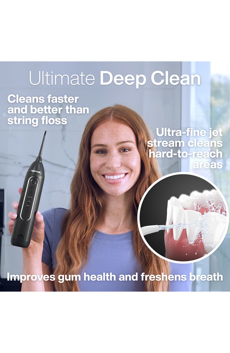 AQUASONIC Icon Onyx Flosser, Alternate, color, Onyx