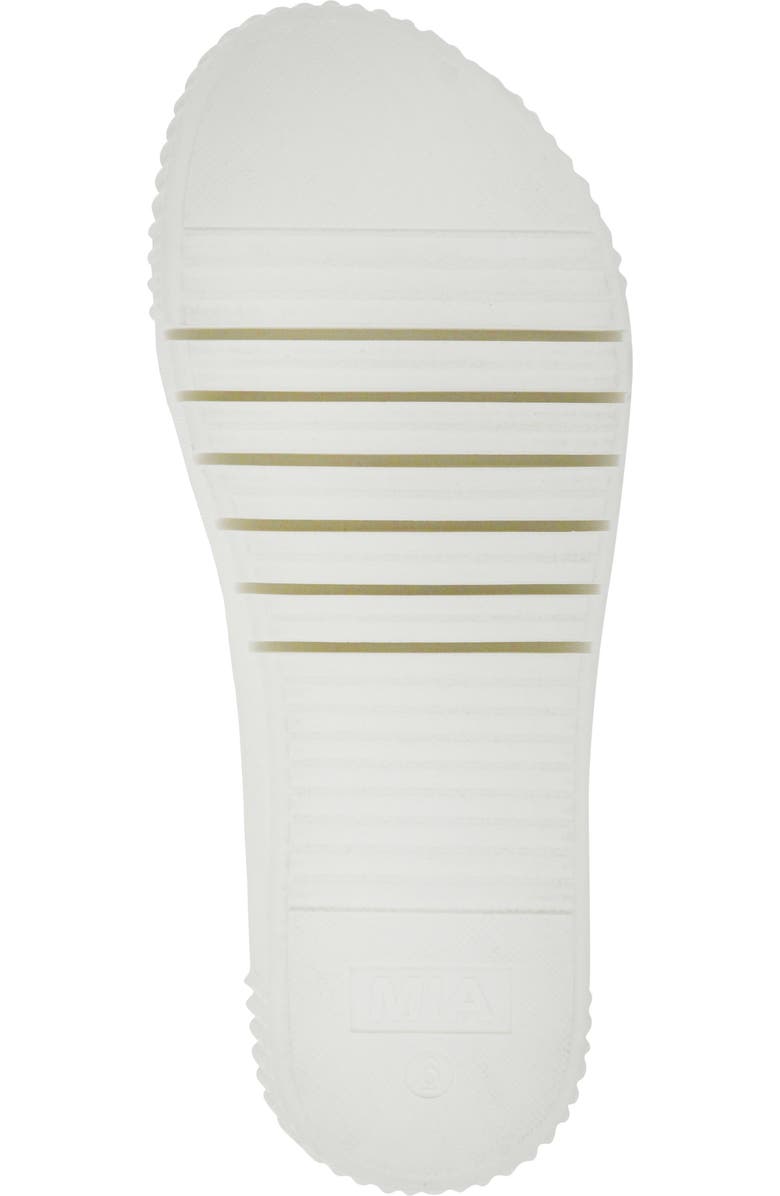 MIA Jordi Platform Genuine Calf Hair Slide Sandal, Alternate, color,